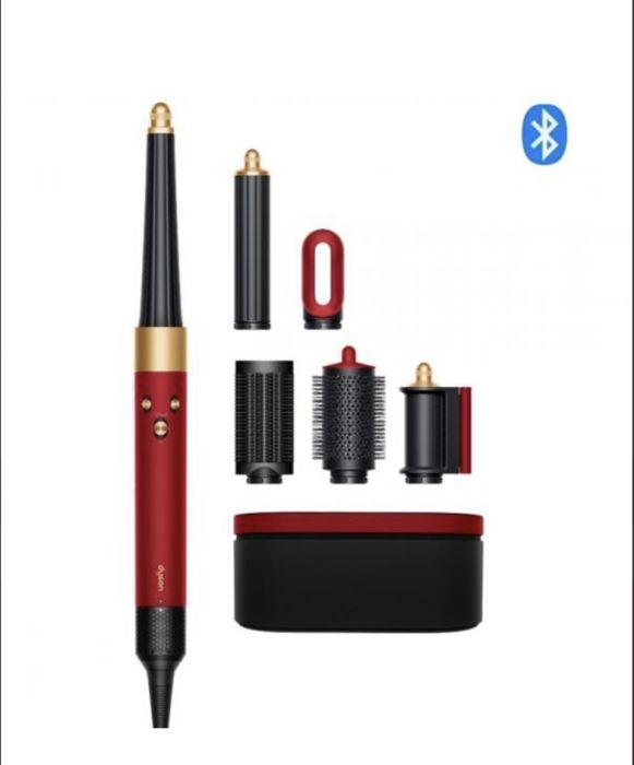 Dyson ondulator cu 6 capete culoare rosie