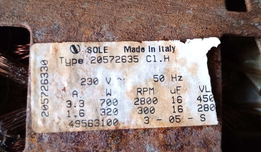 Продаю от стиральной машинкимотор