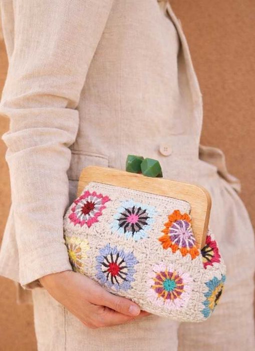 Geantă croșetată handmade – unicat