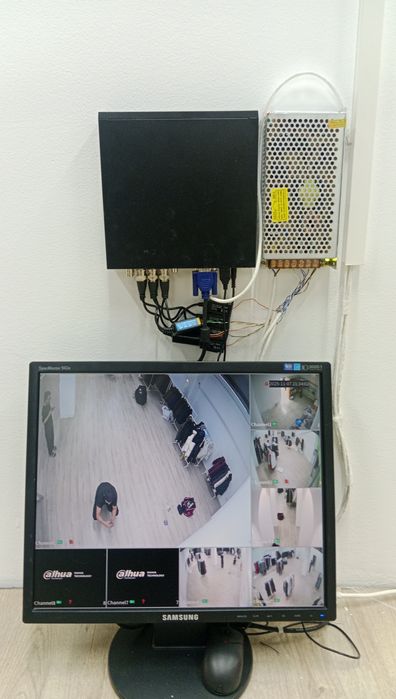 Установка видеонаблюдения