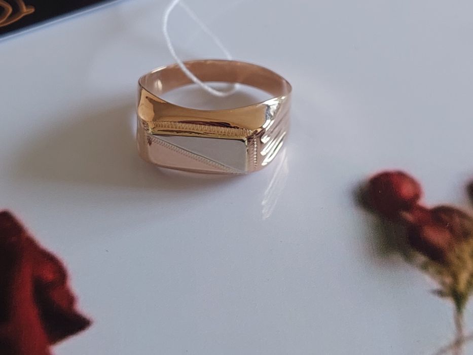 Золотое кольцо,печатка