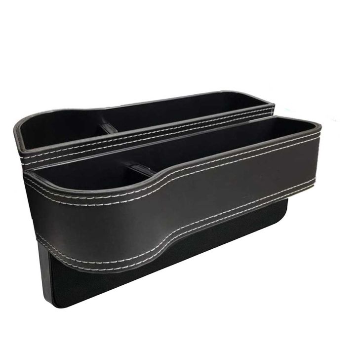 Organizator auto intre scaune, negru, set 2 bucati