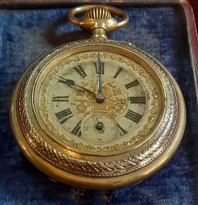 Старинен Швейцарски джобен часовник