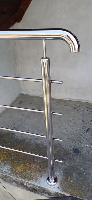 Balustrade inox.