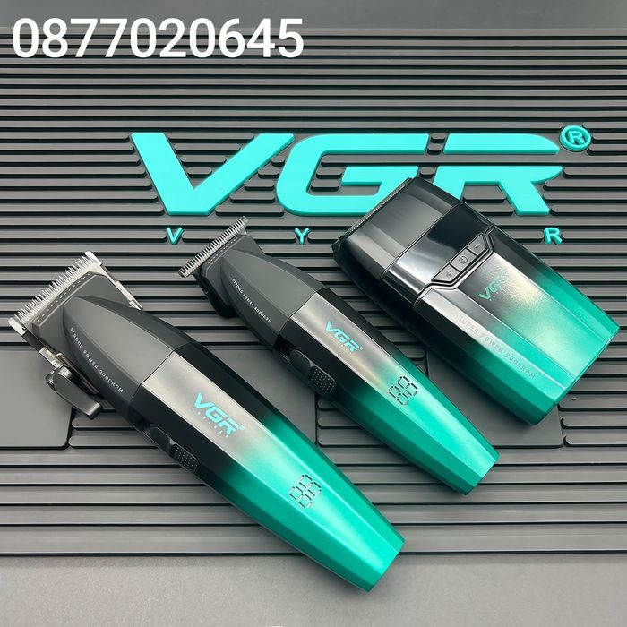 VGR 640 S3 3-в-1 машинка за подстригване за мъже професионален комплет