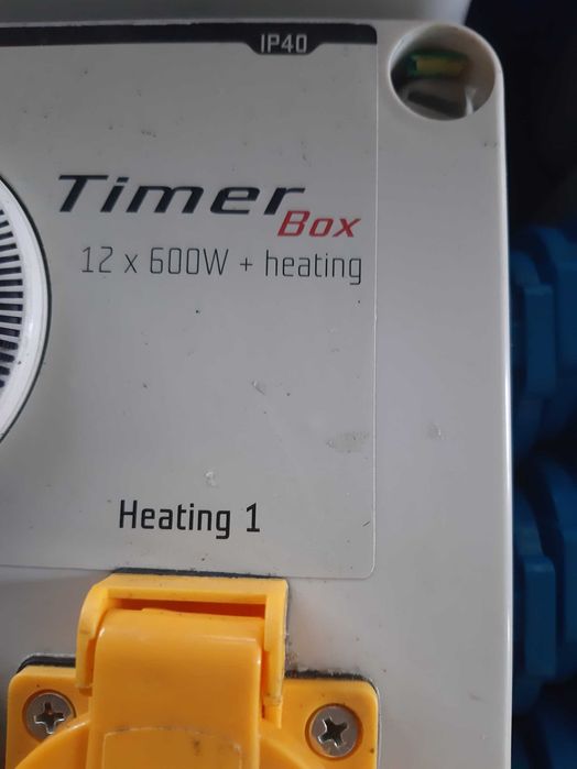 G.S.E. timer box 12x600w + heating
