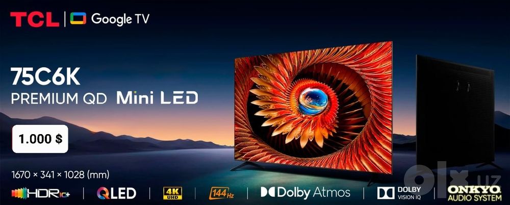Телевизор TCL 55c6k Официальный Дилер