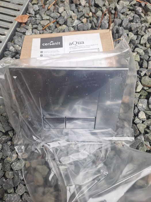 Buton rezervor WC incastrat (placa de comanda) Cersanit Aqua S-3, nou