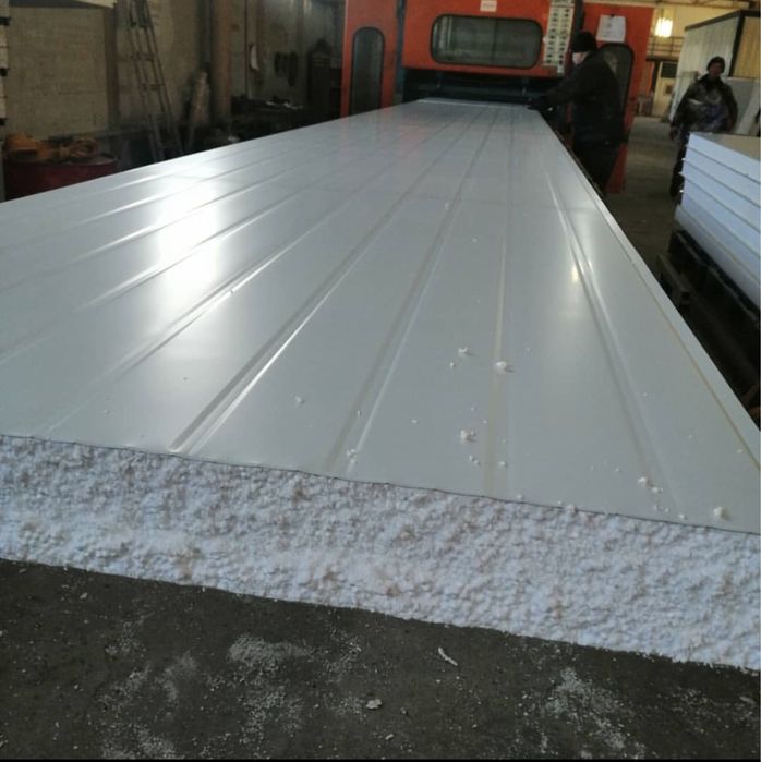 Sendvich panel profnastildan, сэндвич панели из профнастила, tunka