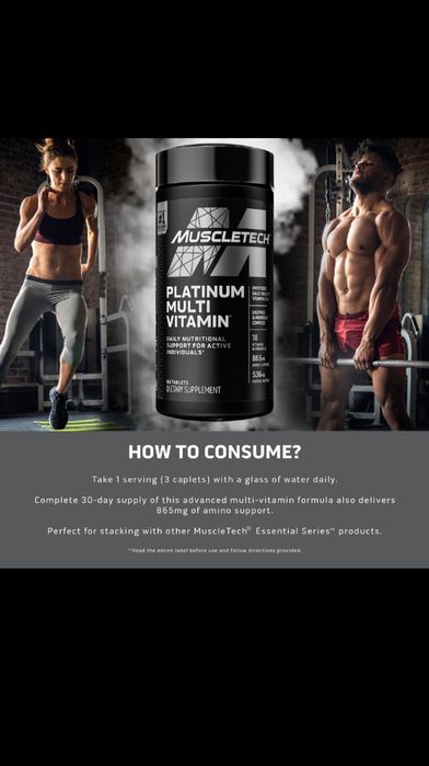 Muscletech Platinum Multivitamin