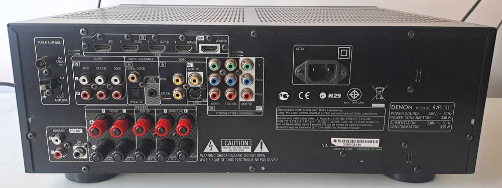 Receiver Denon AVR-1311 HDMI 3D DTS-HD Dolby TrueHD – RDS Amplificator