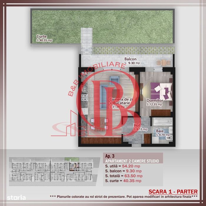 2 camere cu gradina proprie -Titan-Pallady-Metrou Teclu