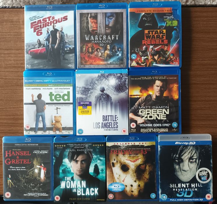 Филми на Blu Ray - Батман, Деърдевил, Тор, Петък 13