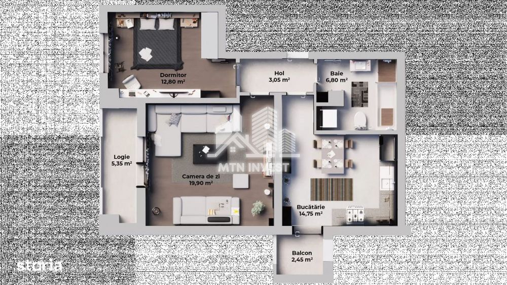 Apartament 2 Camere + 2 Balcoane, zona Calea Surii Mici Sibiu