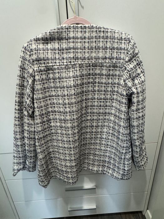 Сако Hm бяло и черно