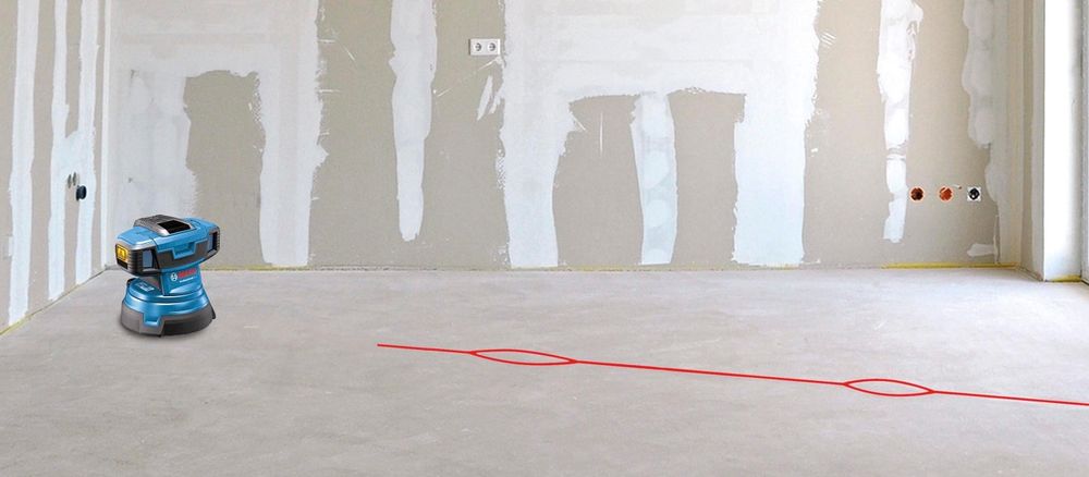 Стяжка пола по маякам