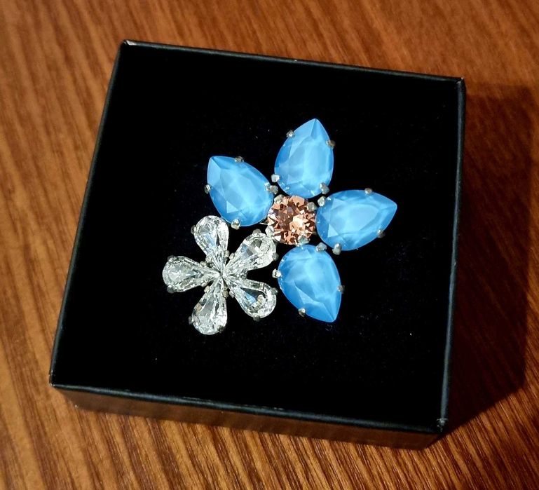 Brosa Josephine cu cristale Swarovski