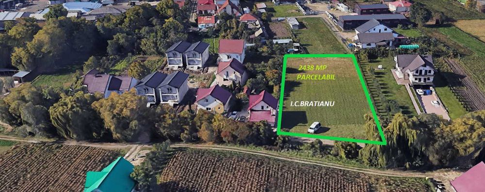 Teren Intravilan Cartier Itcani Suceava 2438 MP Parcelabil ,Disponibile Toate Utilitatile ,ZONA DE VILE