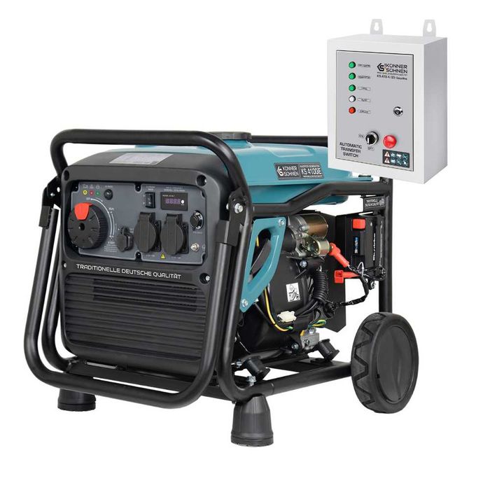 Generator de curent cu invertor 230V 4,0 kW Konner  KS 4100iE cu ATS