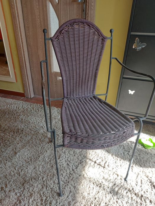 Vând  scaun/fotoliu 6buc set fier forjat grădină,terasa  150 lei bucat