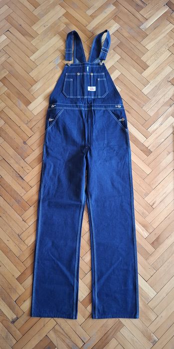 Salopeta denim barbati Round House