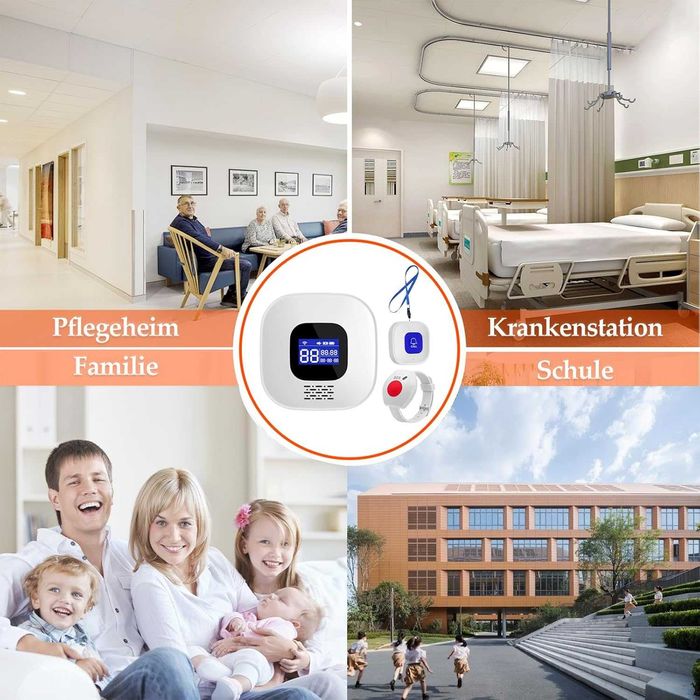 Buton SOS cu alarmă și aplicație mobilă