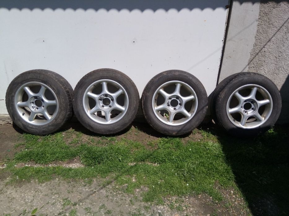 Genti aluminiu cu cauciucuri  pentru skoda 2007 195/65/15