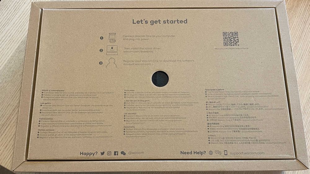 Графичен таблет Wacom One 13 pen display, 13.3" Full HD 1920 х 1080