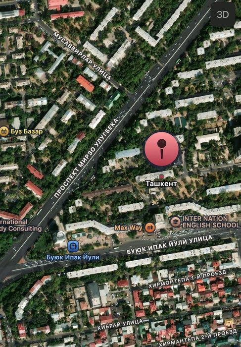 3х ком. Уютная квартира в центре М-Горький (Метро “Buyuk Ipak Yo‘li”)