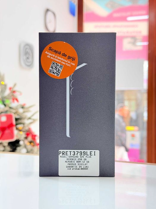 Magazin Samsung Galaxy S25 Plus Sigilat 256GB Navy Cu Garantie Rate