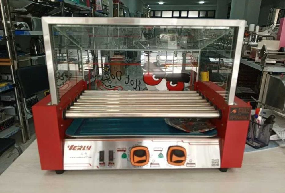 Сосиска нагрева хотдок гриль для сосиски sosiska aparat