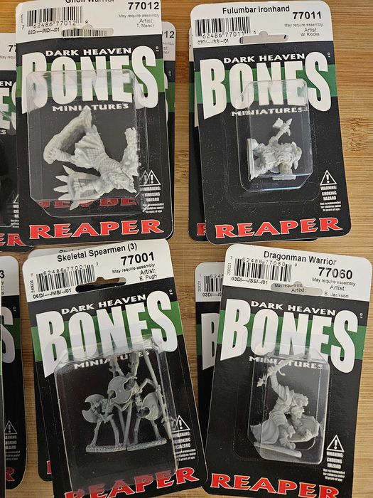 Миниатюри за RPG, D&D, Pathfinder игри и други - Reaper Bones