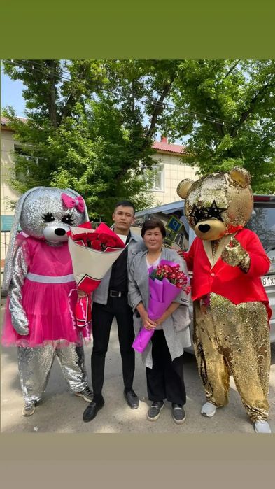 Аниматоры Алматы Мишка Тедди и Милая Зайка