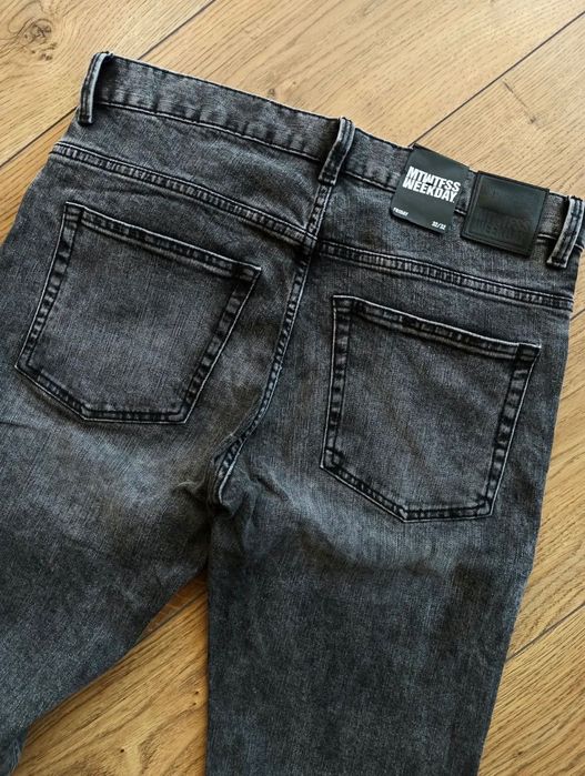 H&M, WEEKDAY мъжки нови прави дънки