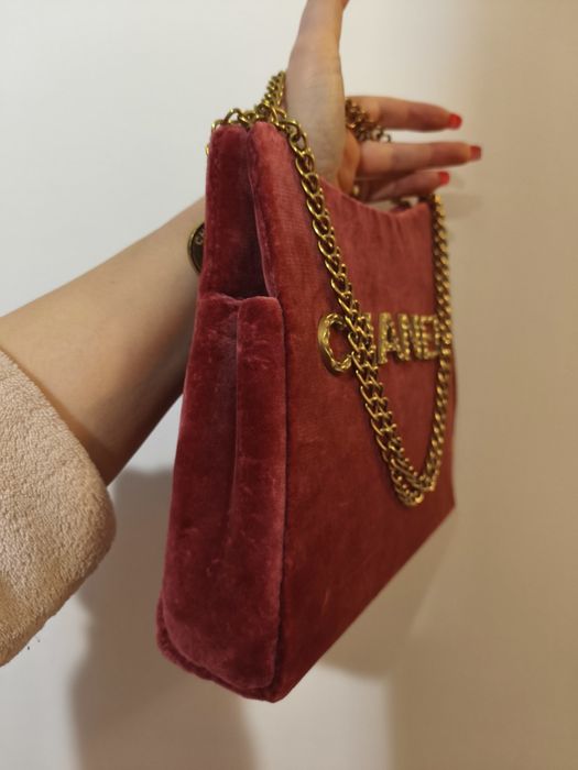 Geanta poșetă catifea