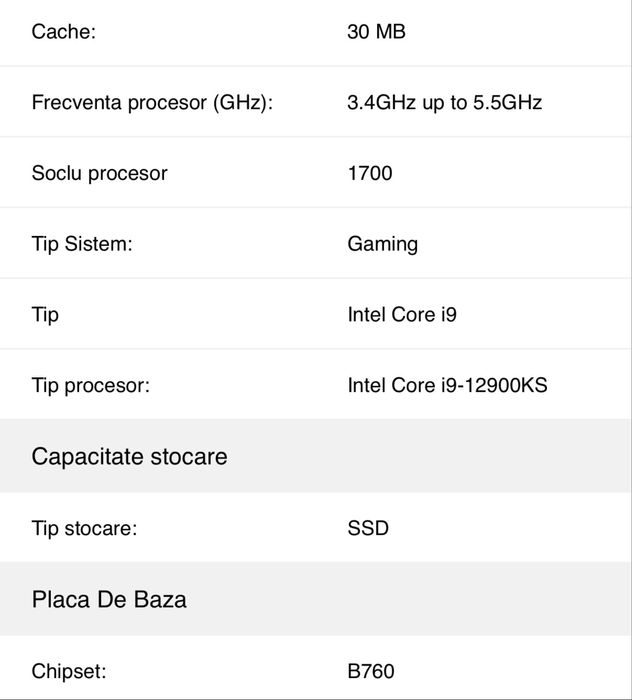 pc gaming i9-12900ks 32gb ddr4