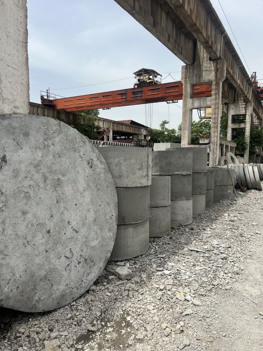 Колодец бетон бордюр лоток Kolsa beton 1m 1,5m 2m