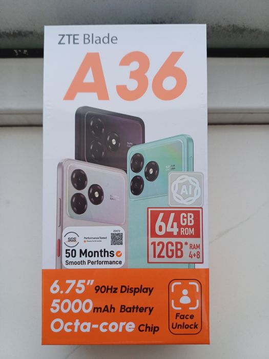 Смартфон ZTE A36