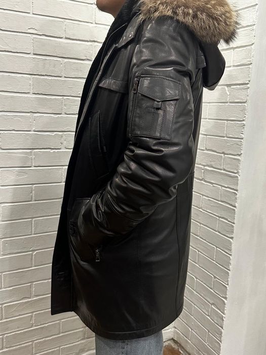 Дубленка кожанная