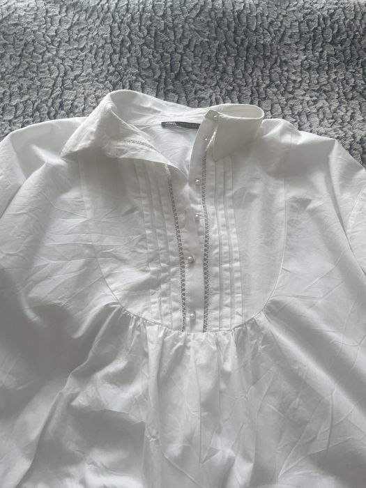 Rochita noua Zara,XL,bumbac,broderie,guleras
