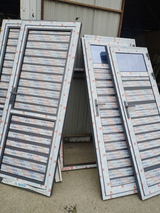 Двер алюминиевые пластиковые