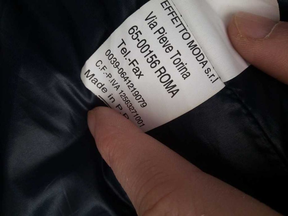 Geacă lungă matlasată Effetto Moda XXL – Bleumarin Cu Glugă Detașabilă