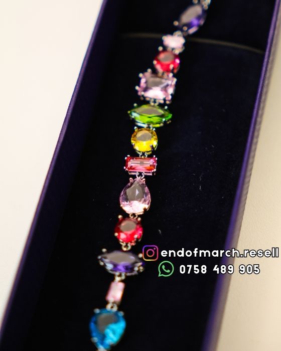 Bratara Swarovski Gema multicolour