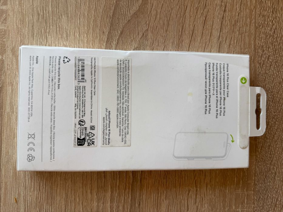 Нов Оригинален iPhone 16 Plus Clear Case with MagSafe кейс / гръб