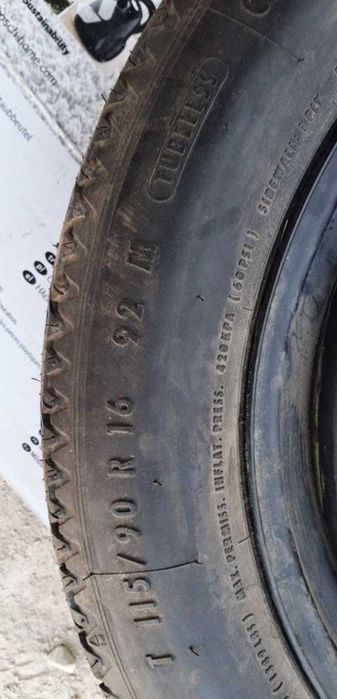Резервна гума патерица 16 5 x 120