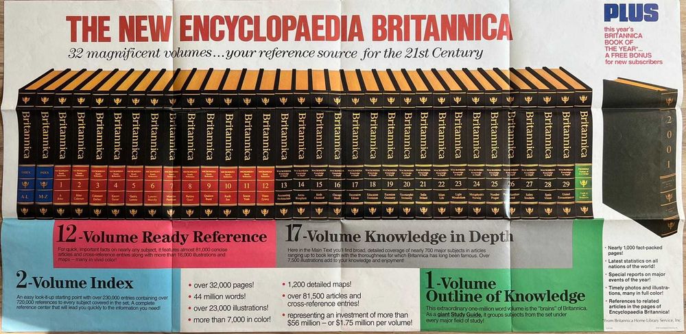 Encyclopaedia Britannica - colectie de 32 volume & anuare