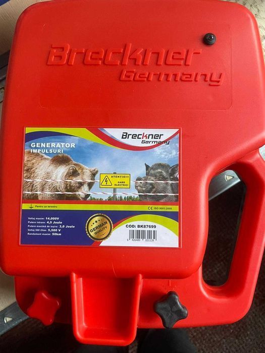 KIT gard electric cu toate accesoriile baterie generator panou solar