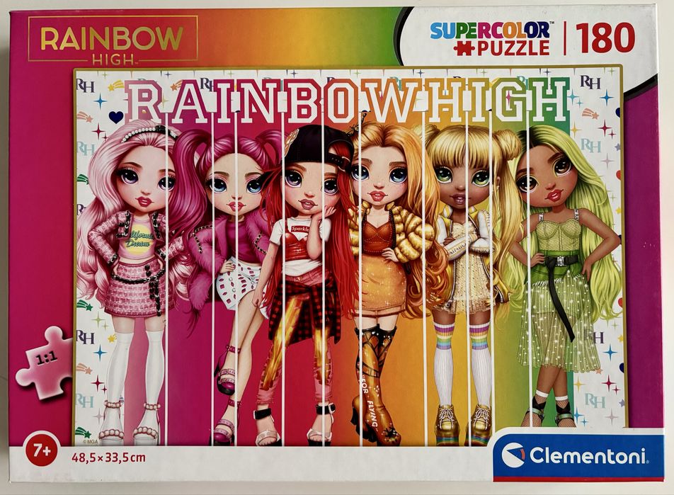 Пъзел Clementoni "RAINBOW HIGH", 180 части, 7+
