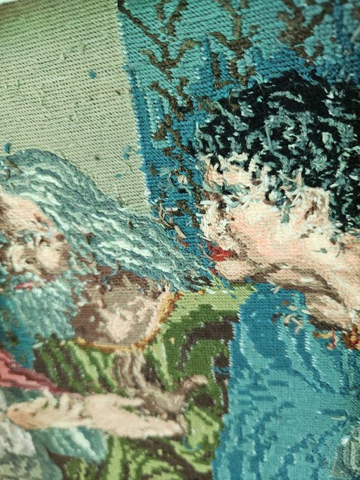 Стар ГОБЛЕН тайната вечеря на Леонардо Да Винчи