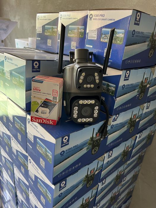 Wifi kameralarimiz Aksiyada 128 Gb Sandisk xotira bonus